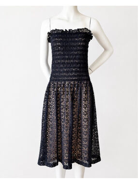 Stella McCartney Lace Dress Silk Lined IT 40